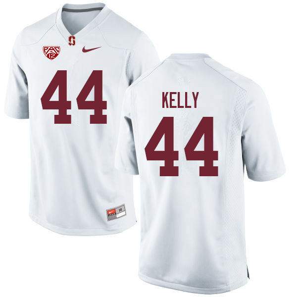 Men #44 Caleb Kelly Stanford Cardinal College Football Jerseys Sale-White